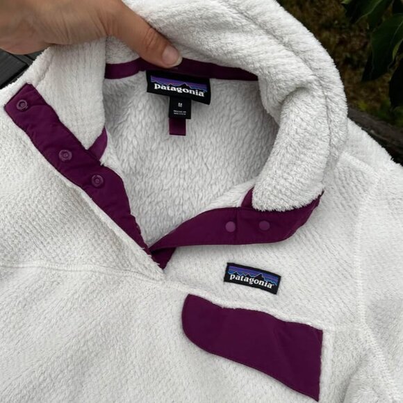 Patagonia re rool snap t fleece pullover. womens medium - Picture 1 of 3